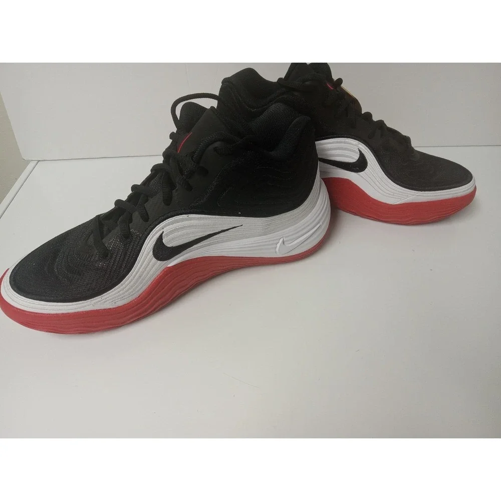 Size 10.5 - Nike Precision 8 MID Black/White/University Red